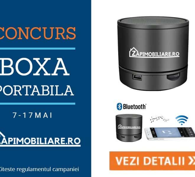 Concurs "Castiga o Boxa Portabila #zapimobiliare"